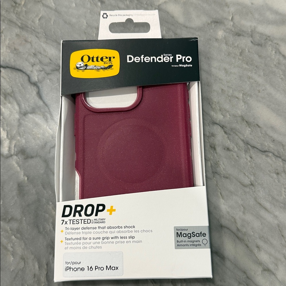 OtterBox Defender Pro MagSafe Case for iPhone 16 Pro Max - Magenta